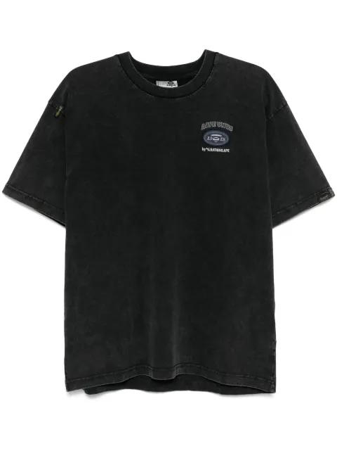 logo-embroidered T-shirt by BAPE