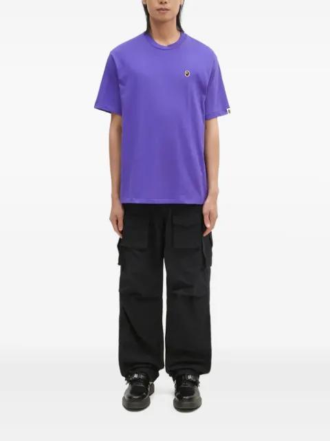 logo-embroidered T-shirt by BAPE