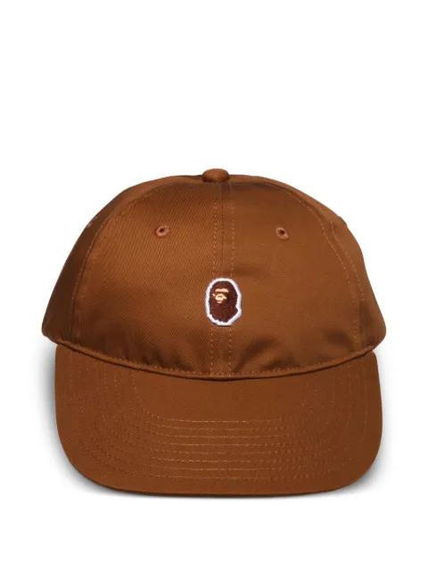 logo-embroidered baseball cap by BAPE