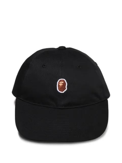 logo-embroidered baseball cap by BAPE