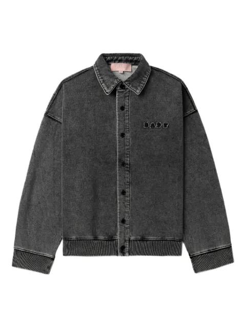 logo-embroidered button-down shirt by BAPE