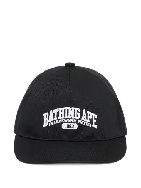logo embroidered cap by BAPE