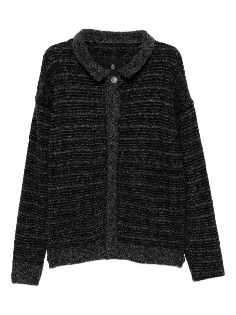 logo-embroidered cardigan by BAPE