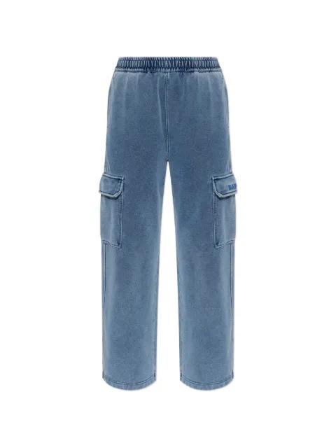 logo-embroidered cargo pants by BAPE