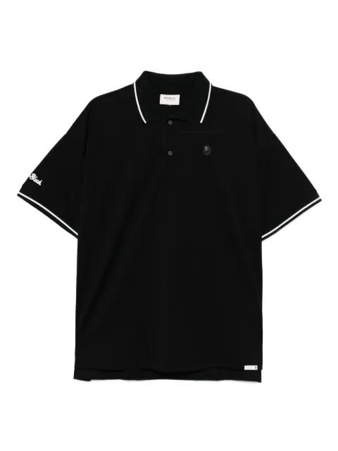 logo-embroidered polo shirt by BAPE