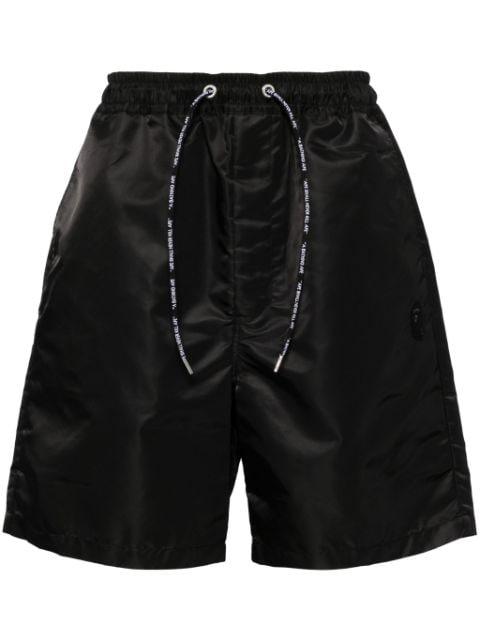 logo-embroidered relaxed-fit shorts by BAPE