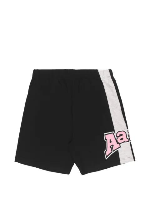 logo-embroidered shorts by BAPE
