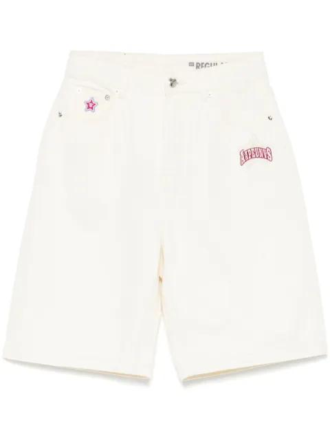 logo-embroidered shorts by BAPE