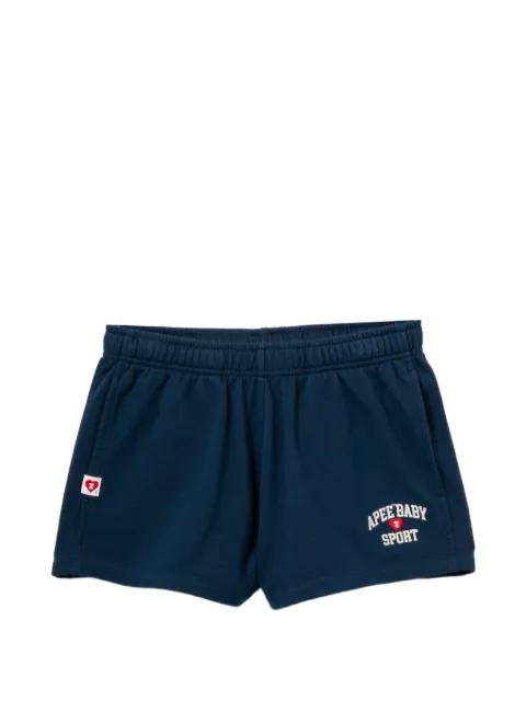 logo-embroidered shorts by BAPE