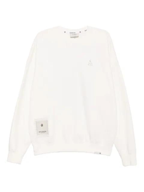 logo-embroidered sweatshirt by BAPE