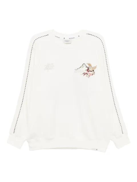 logo-embroidered sweatshirt by BAPE