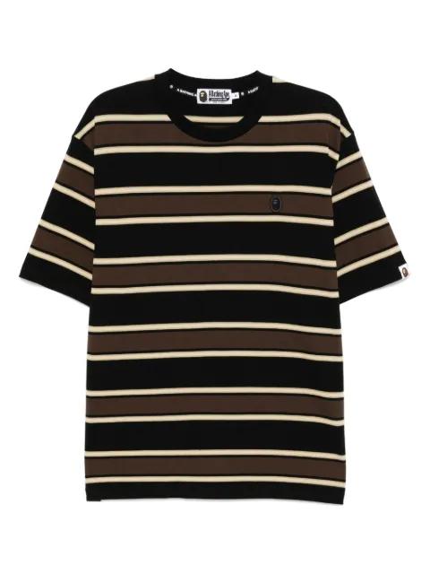 logo-embroidered t-shirt by BAPE