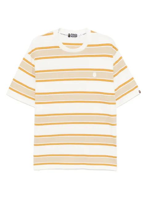 logo-embroidered t-shirt by BAPE