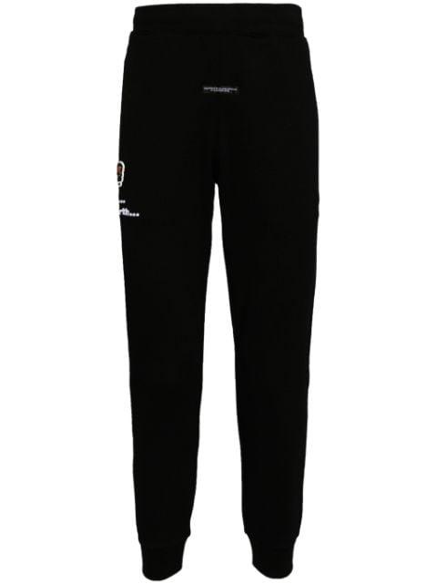 logo-embroidered track pants by BAPE