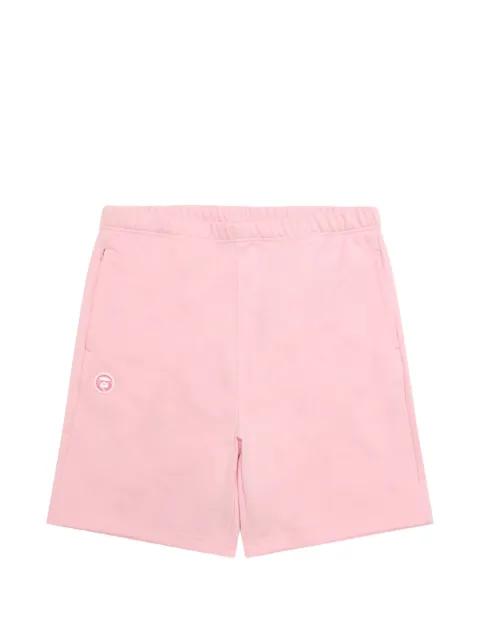logo graphic shorts by BAPE