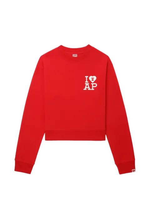 logo graphic sweater by BAPE