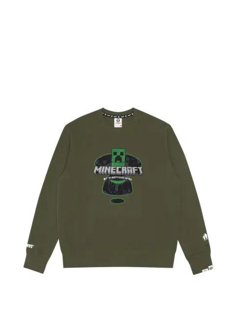 logo graphic sweatshirt by BAPE