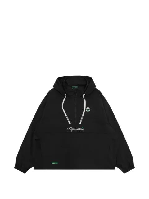 logo hoodied jacket by BAPE