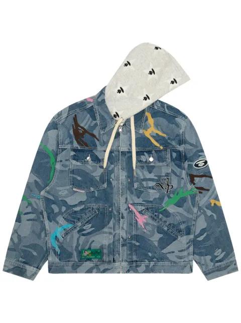 logo jacket by BAPE