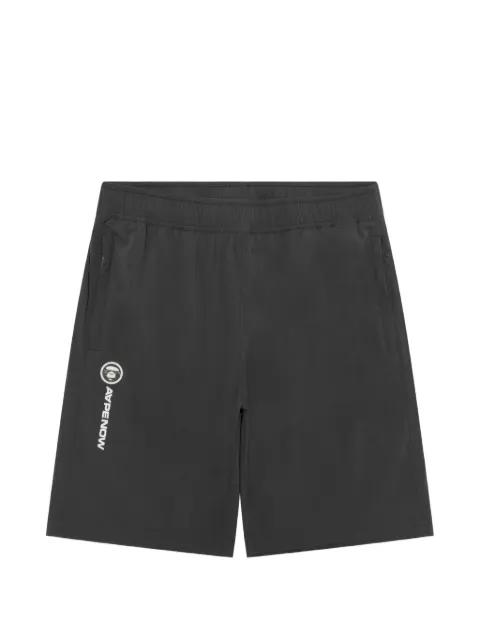 logo-lettering shorts by BAPE
