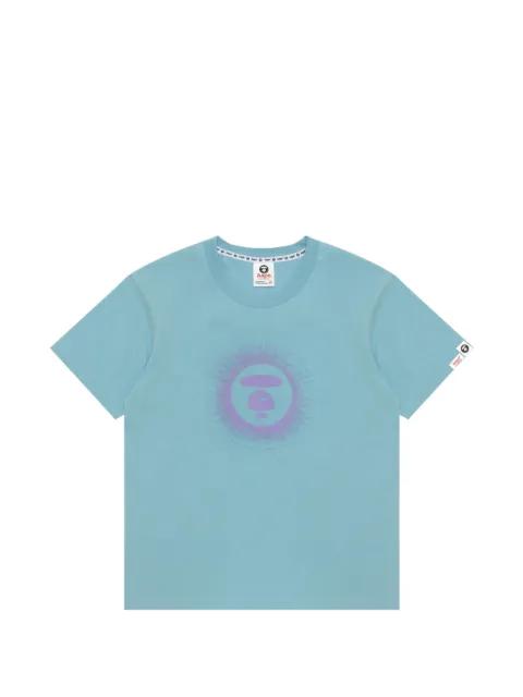 logo-patch T-shirt by BAPE