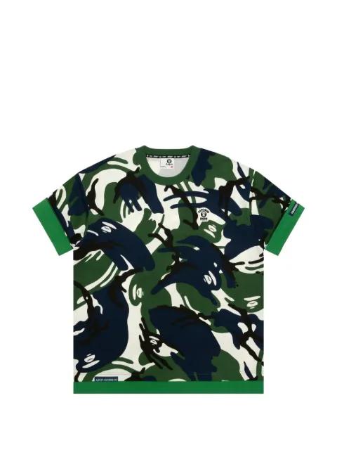 logo-patch T-shirt by BAPE