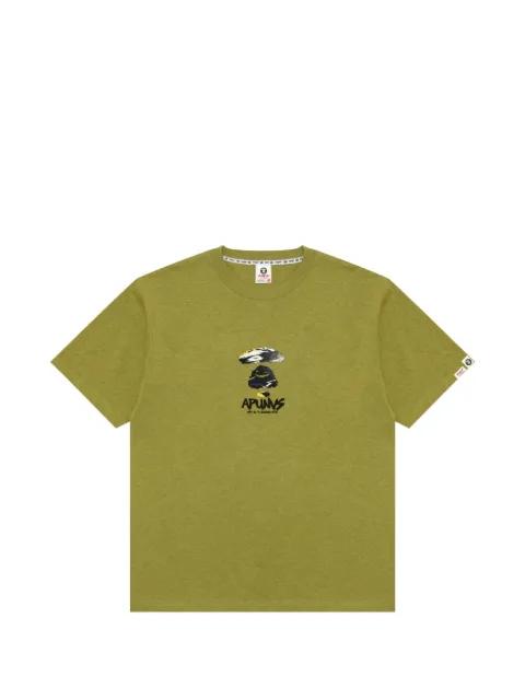 logo-patch T-shirt by BAPE