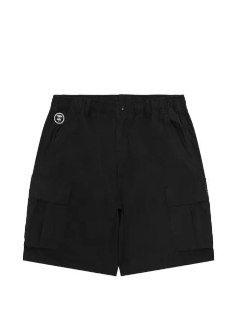 logo-patch cargo shorts by BAPE