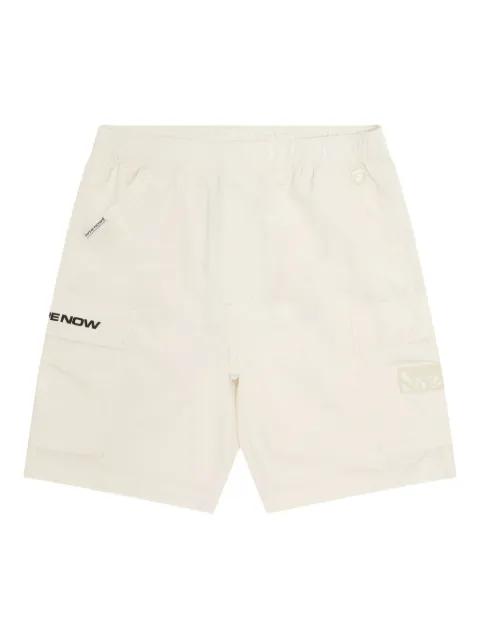 logo-patch cargo shorts by BAPE