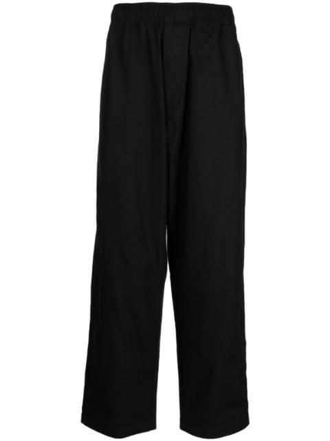 logo-patch elasticated-waist trousers by BAPE