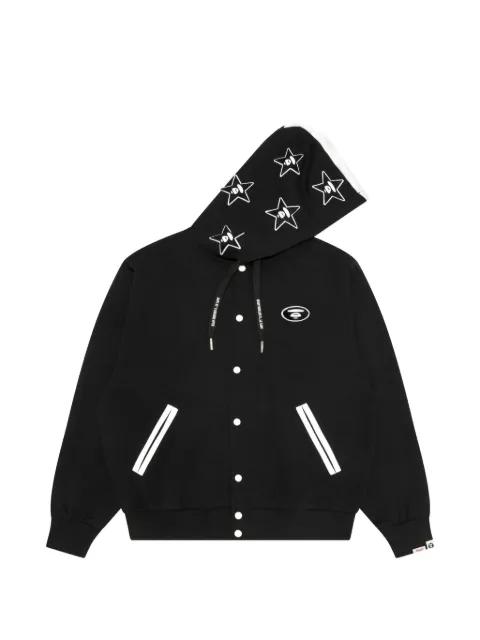 logo-patch hoodie by BAPE