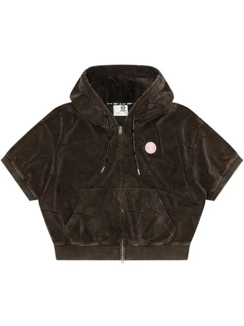 logo-patch hoodie by BAPE