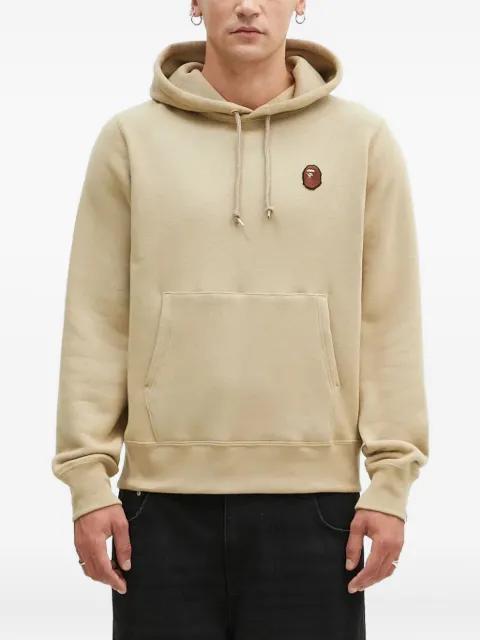 logo-patch hoodie by BAPE