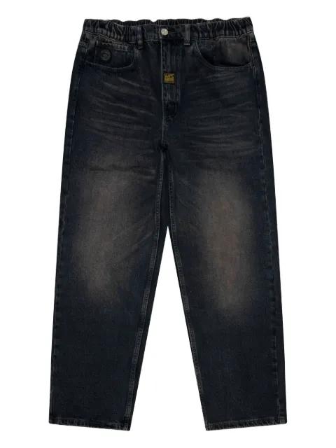 logo-patch jeans by BAPE
