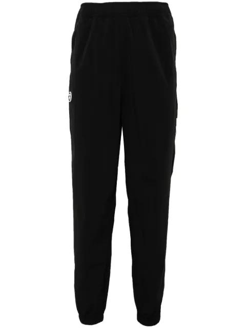 logo-patch pants by BAPE