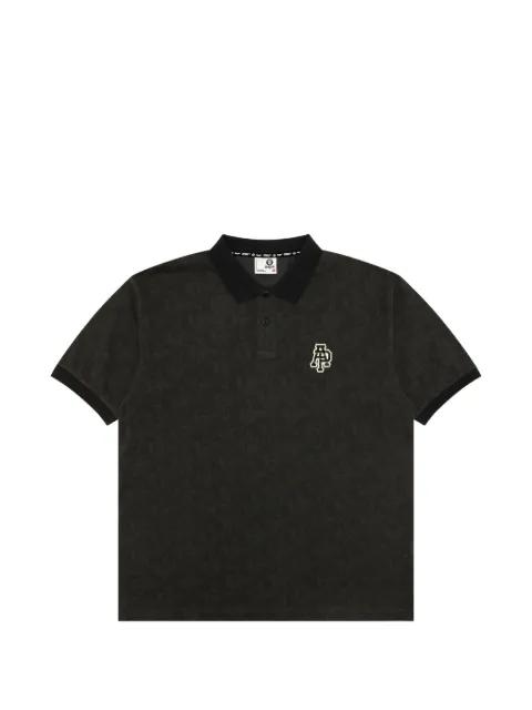 logo-patch polo shirt by BAPE
