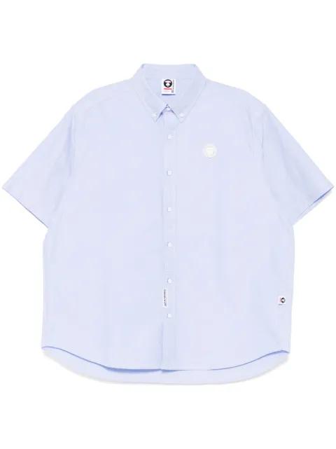 logo-patch shirt by BAPE