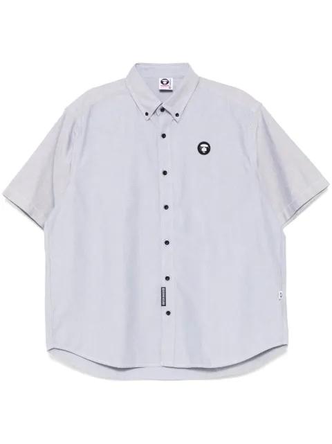 logo-patch shirt by BAPE
