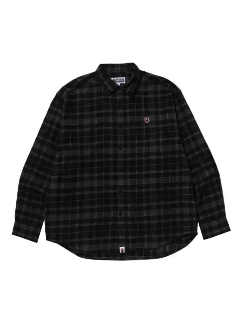 logo-patch shirt by BAPE