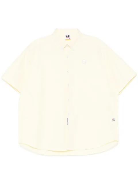logo-patch shirt by BAPE