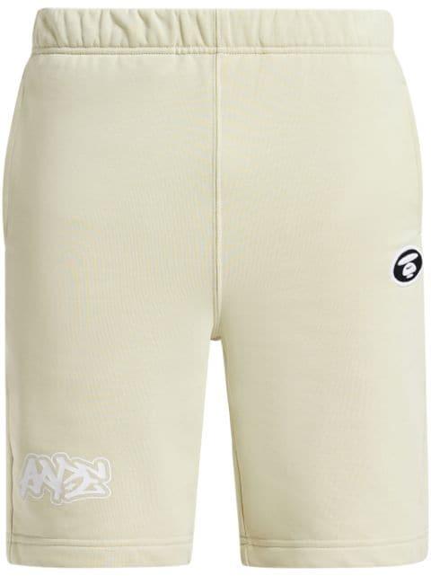 logo-patch shorts by BAPE