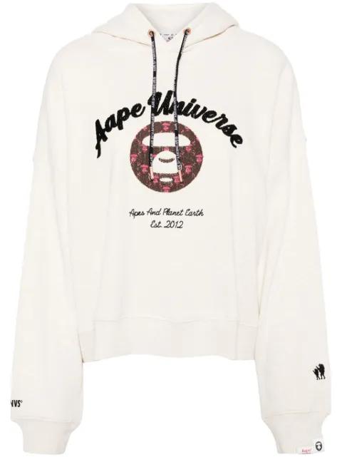 logo-patch sweater by BAPE
