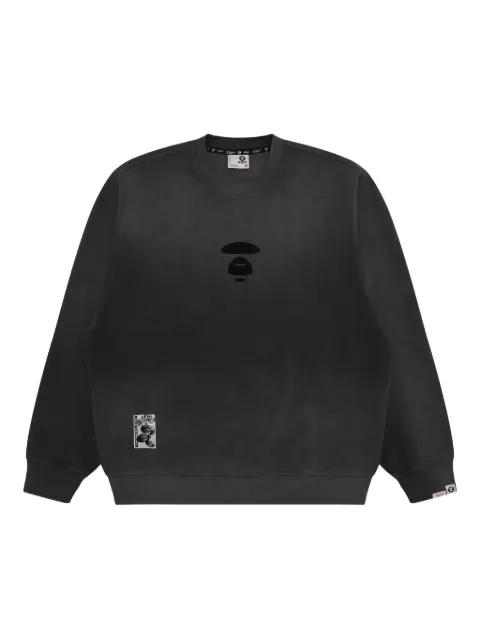 logo-patch sweater by BAPE
