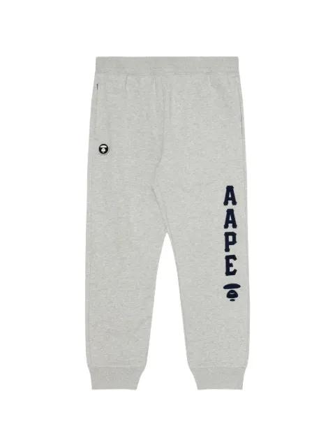 logo-patch track pants by BAPE
