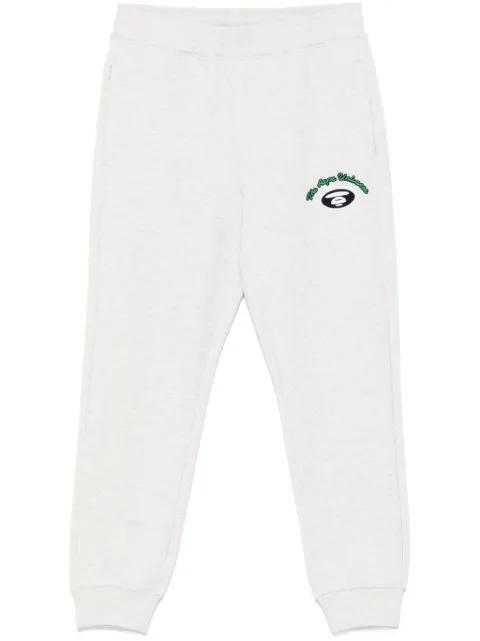 logo-patch track pants by BAPE