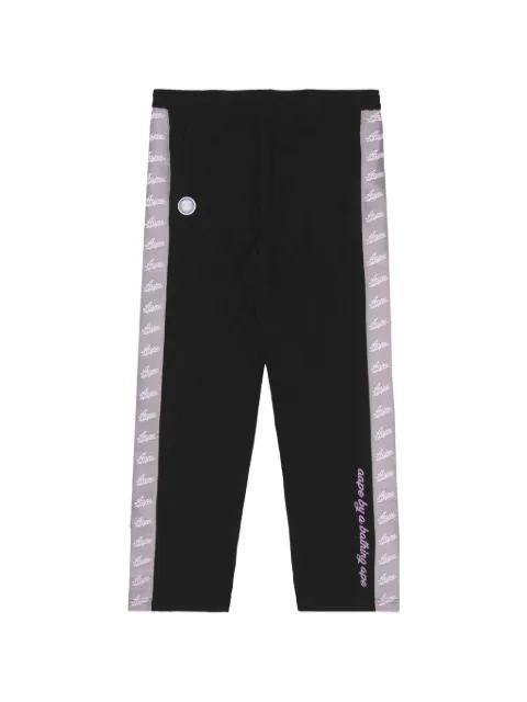 logo-patch track pants by BAPE