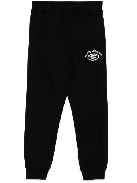 logo-patch track pants by BAPE