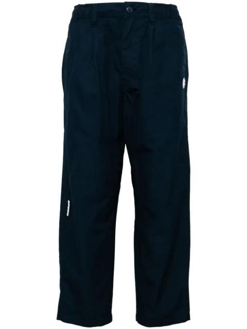 logo-patch trousers by BAPE