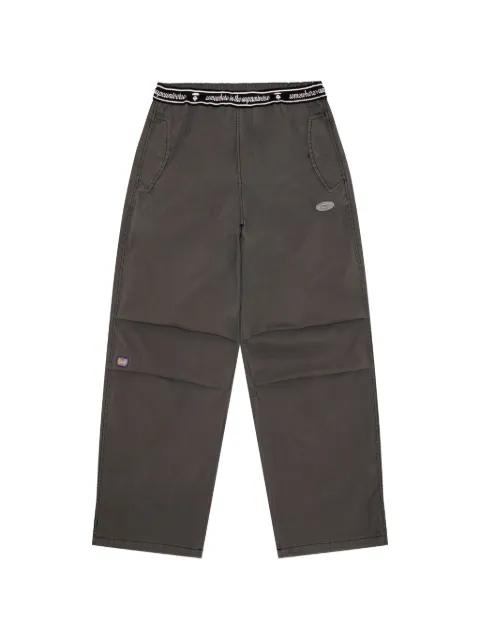 logo-patch trousers by BAPE