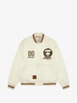 logo-patch varsity jacket by BAPE logo-patch varsity jacket by BAPE
